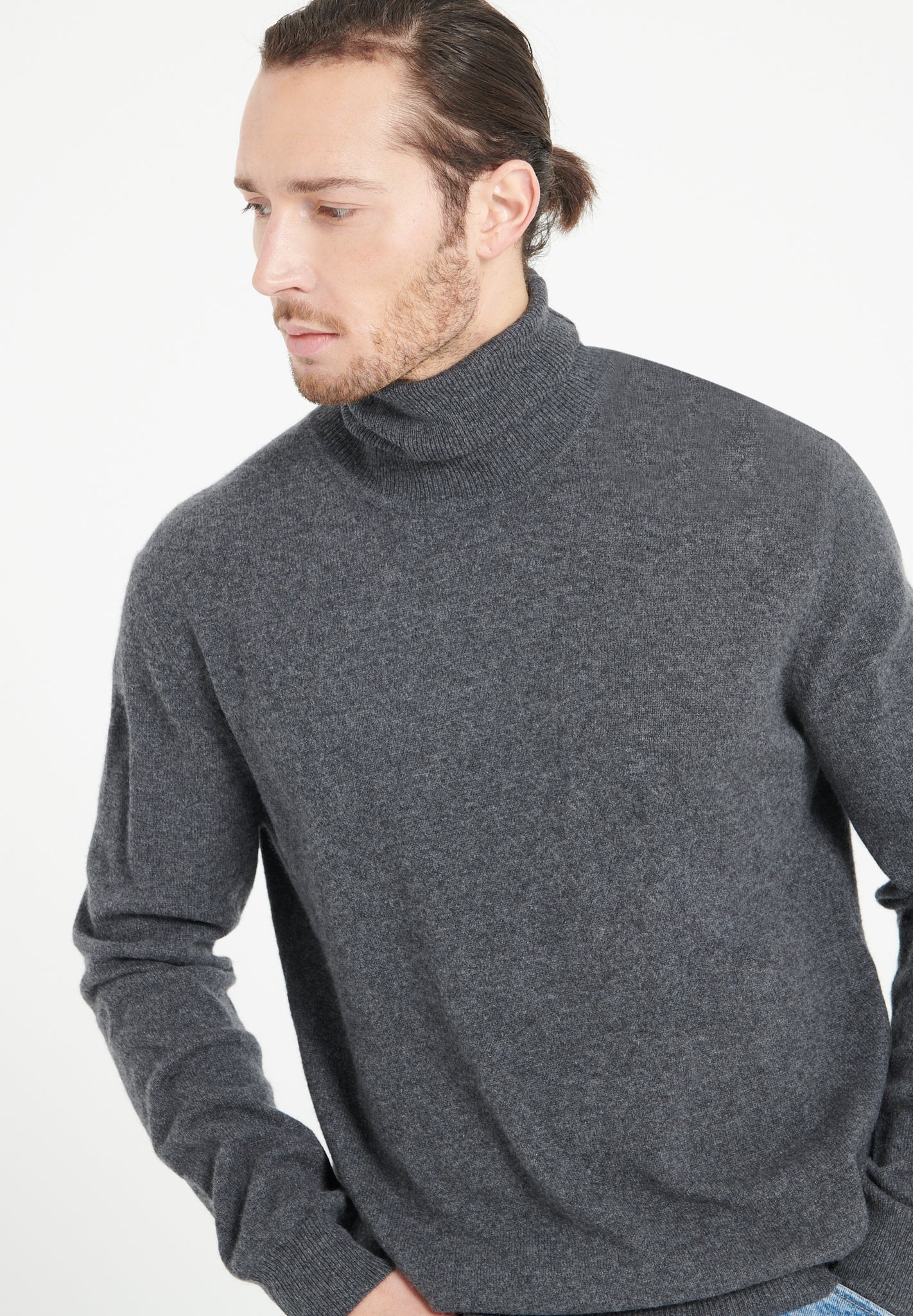 Pure Cashmere 2 Ply Turtleneck Sweater (Luke 3)
