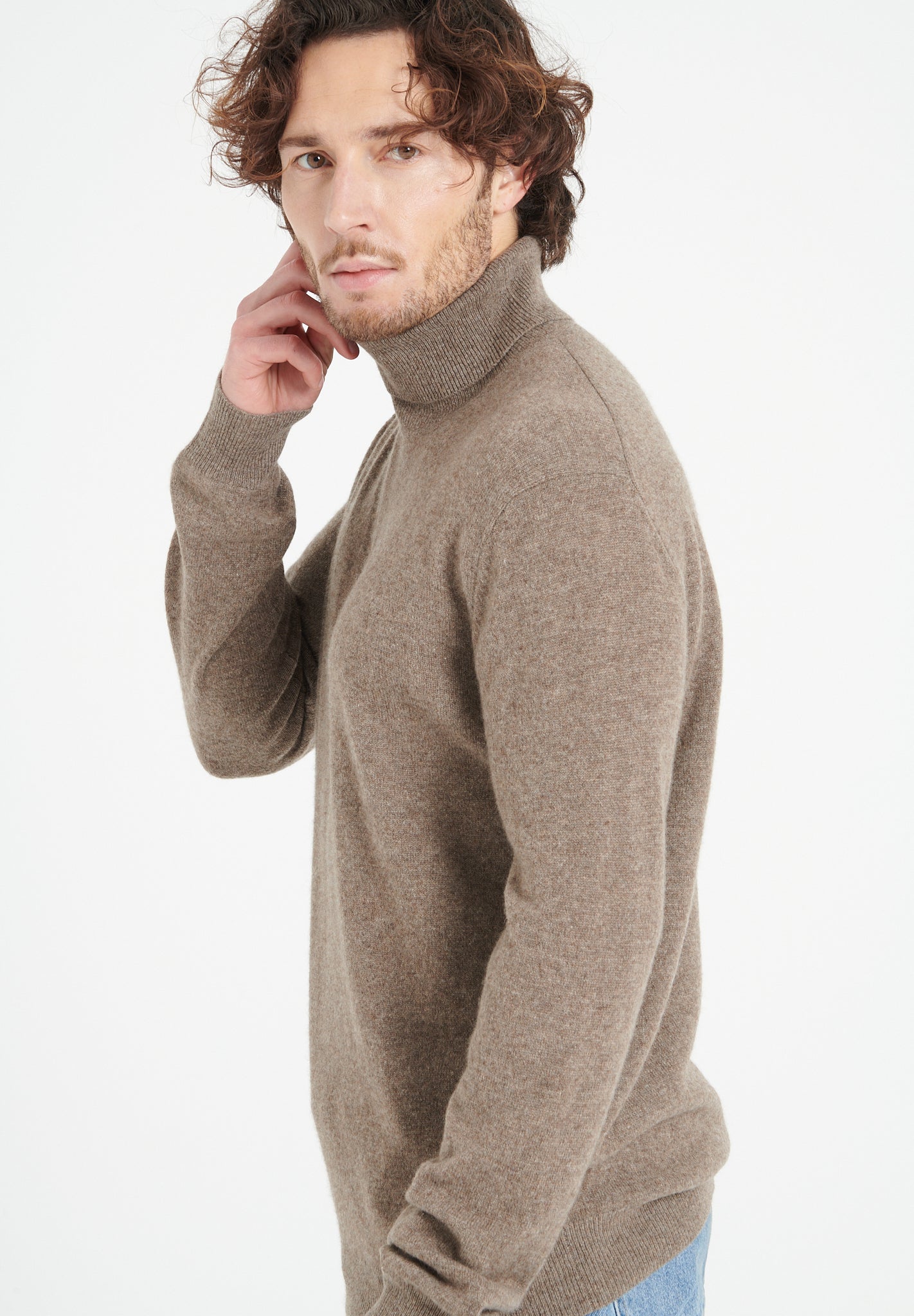 Pure Cashmere 2 Ply Turtleneck Sweater (Luke 3)