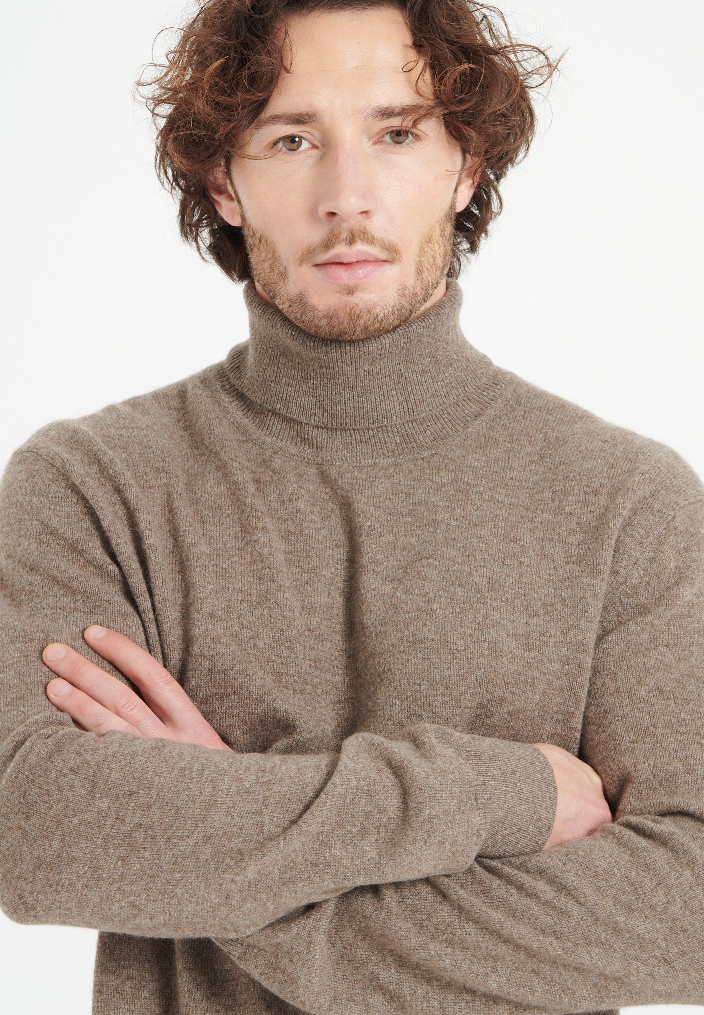 Pure Cashmere 2 Ply Turtleneck Sweater (Luke 3)