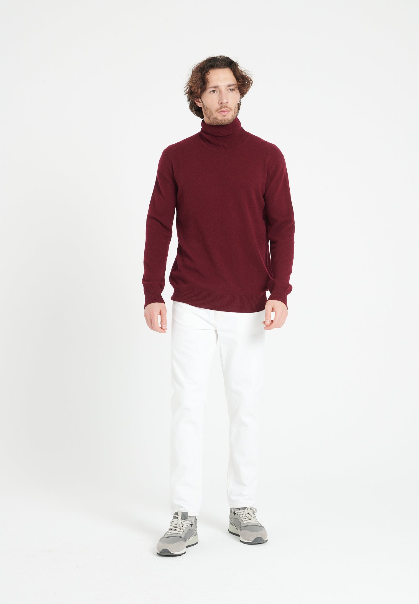 Pure Cashmere 2 Ply Turtleneck Sweater (Luke 3)