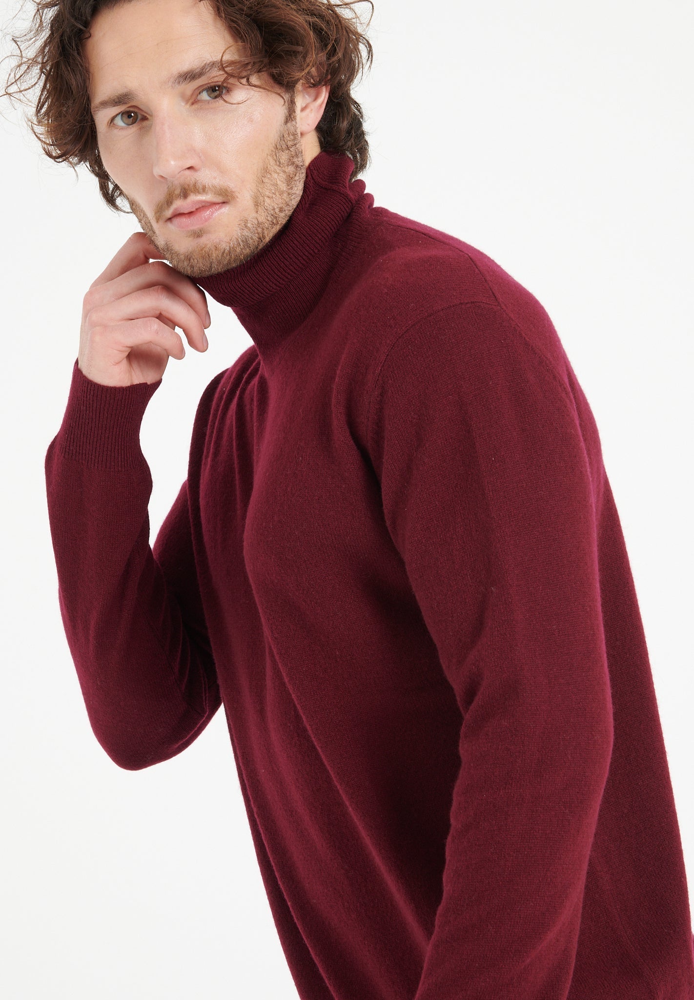 Pure Cashmere 2 Ply Turtleneck Sweater (Luke 3)