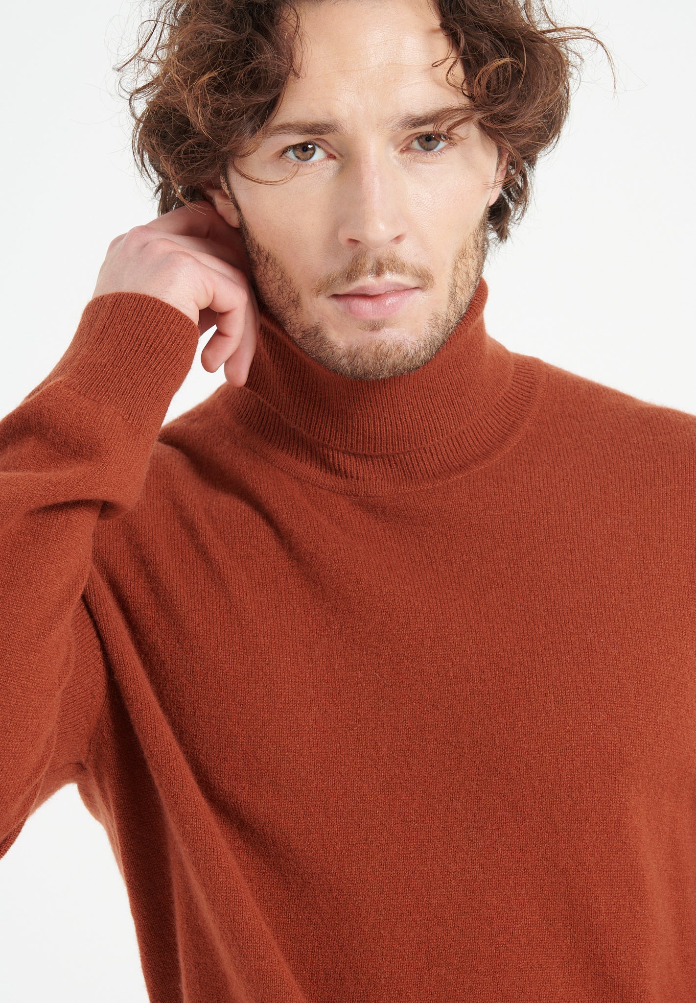 Pure Cashmere 2 Ply Turtleneck Sweater (Luke 3)