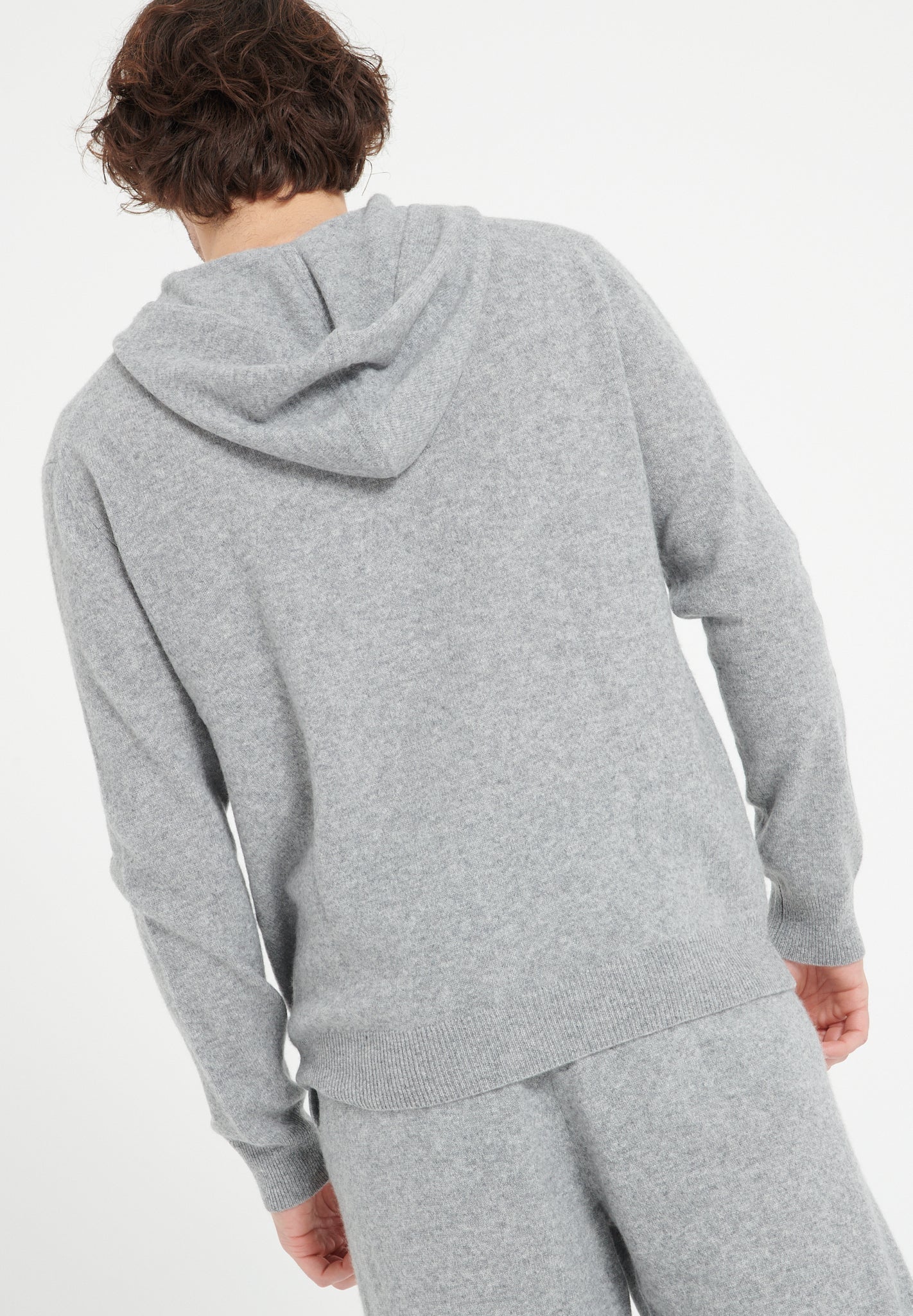 Pure Cashmere 2 Ply Zipped Hoodie (Luke 6)
