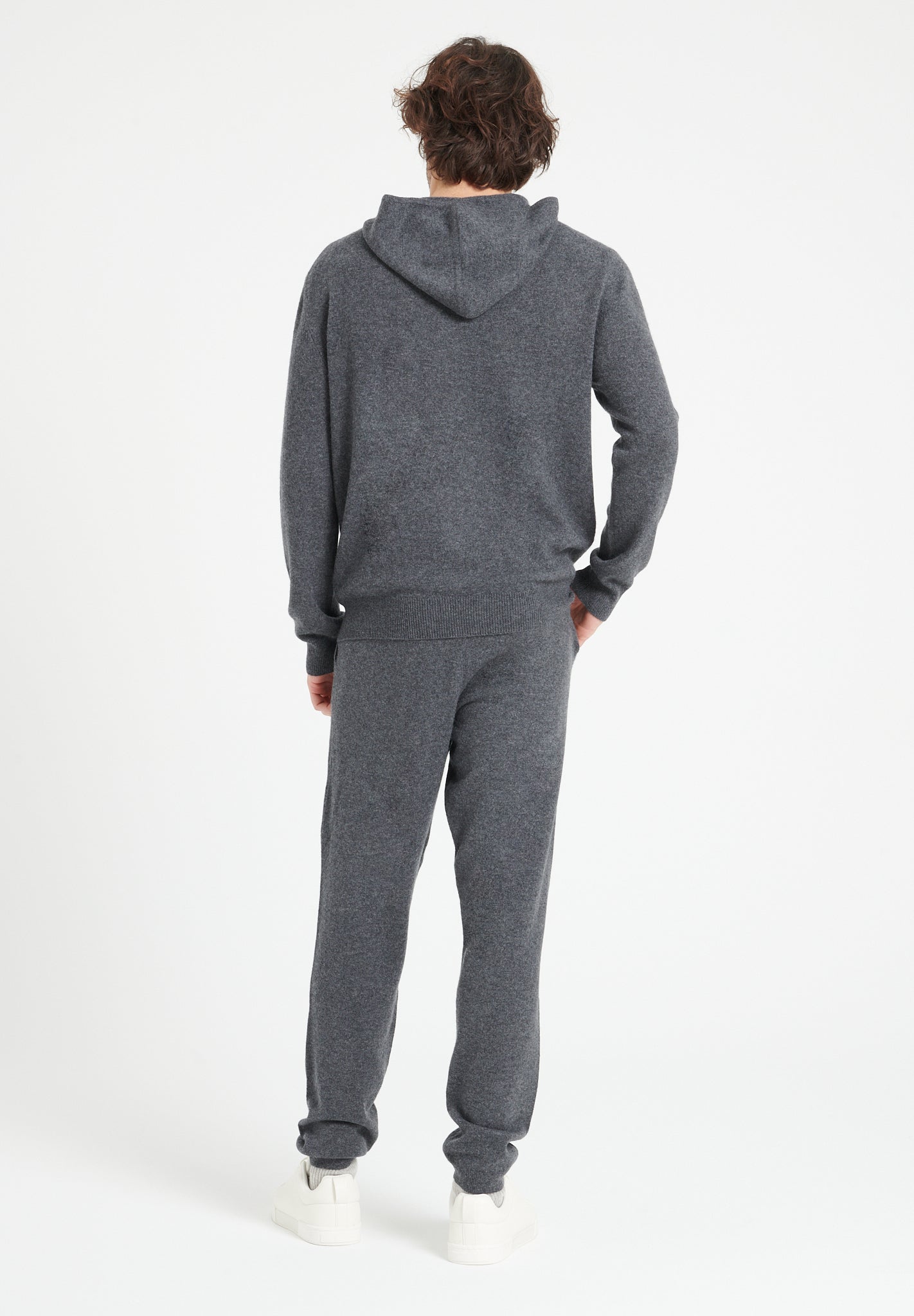 Pure Cashmere 2 Ply Zipped Hoodie (Luke 6)