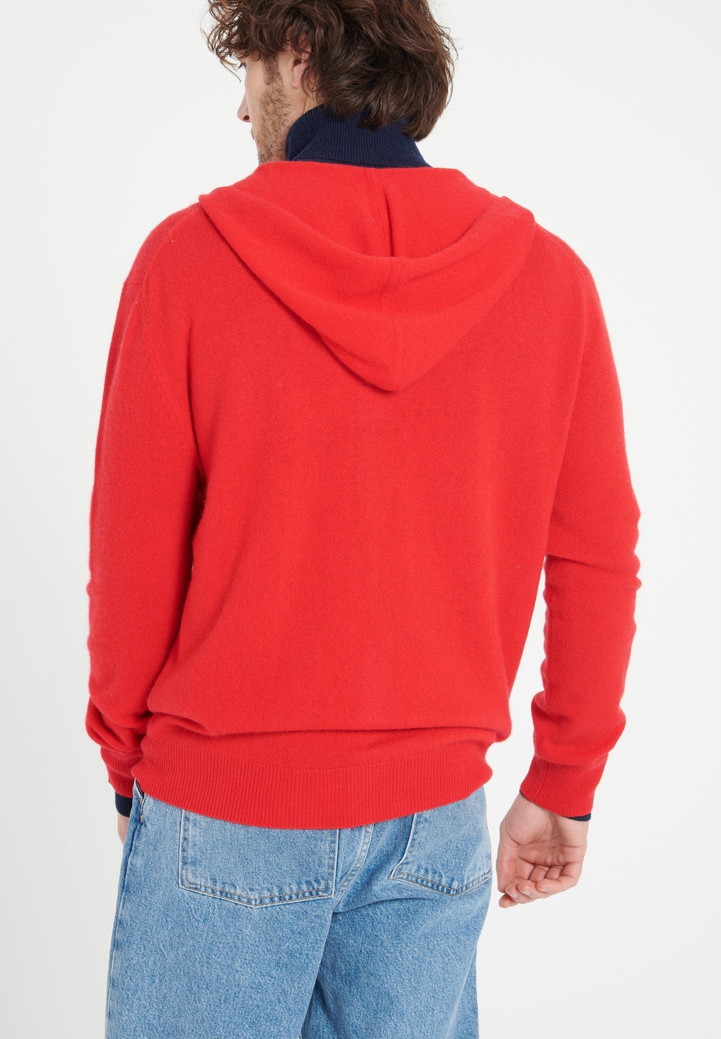 Pure Cashmere 2 Ply Zipped Hoodie (Luke 6)