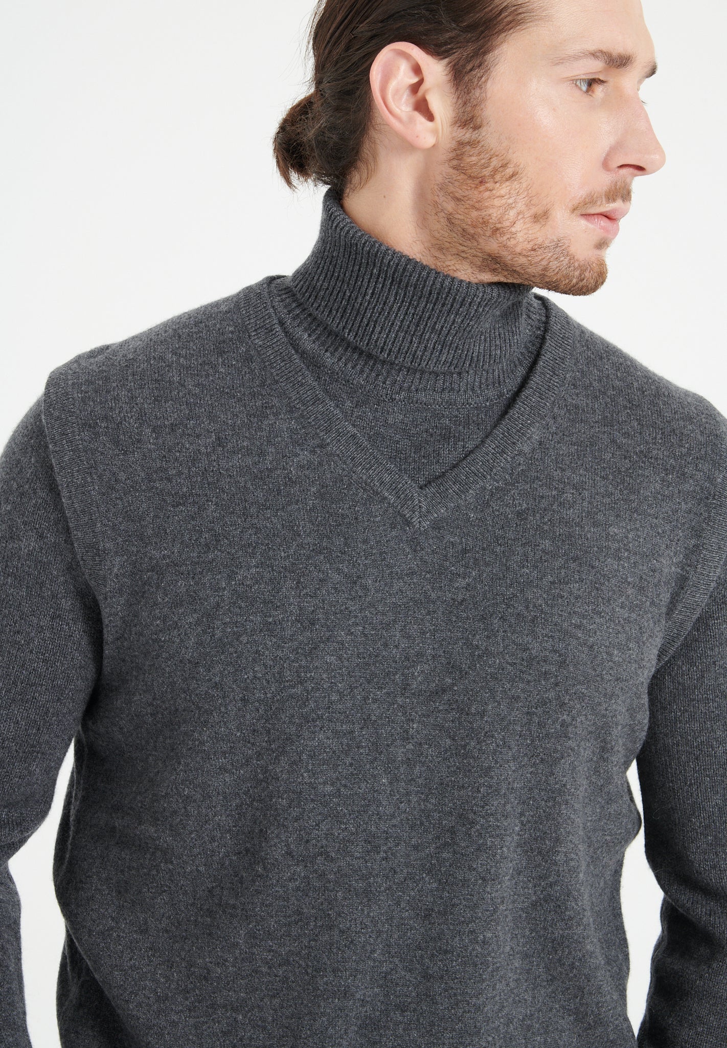 Pure Cashmere 2 Ply Sleeveless Vest (Luke 9)