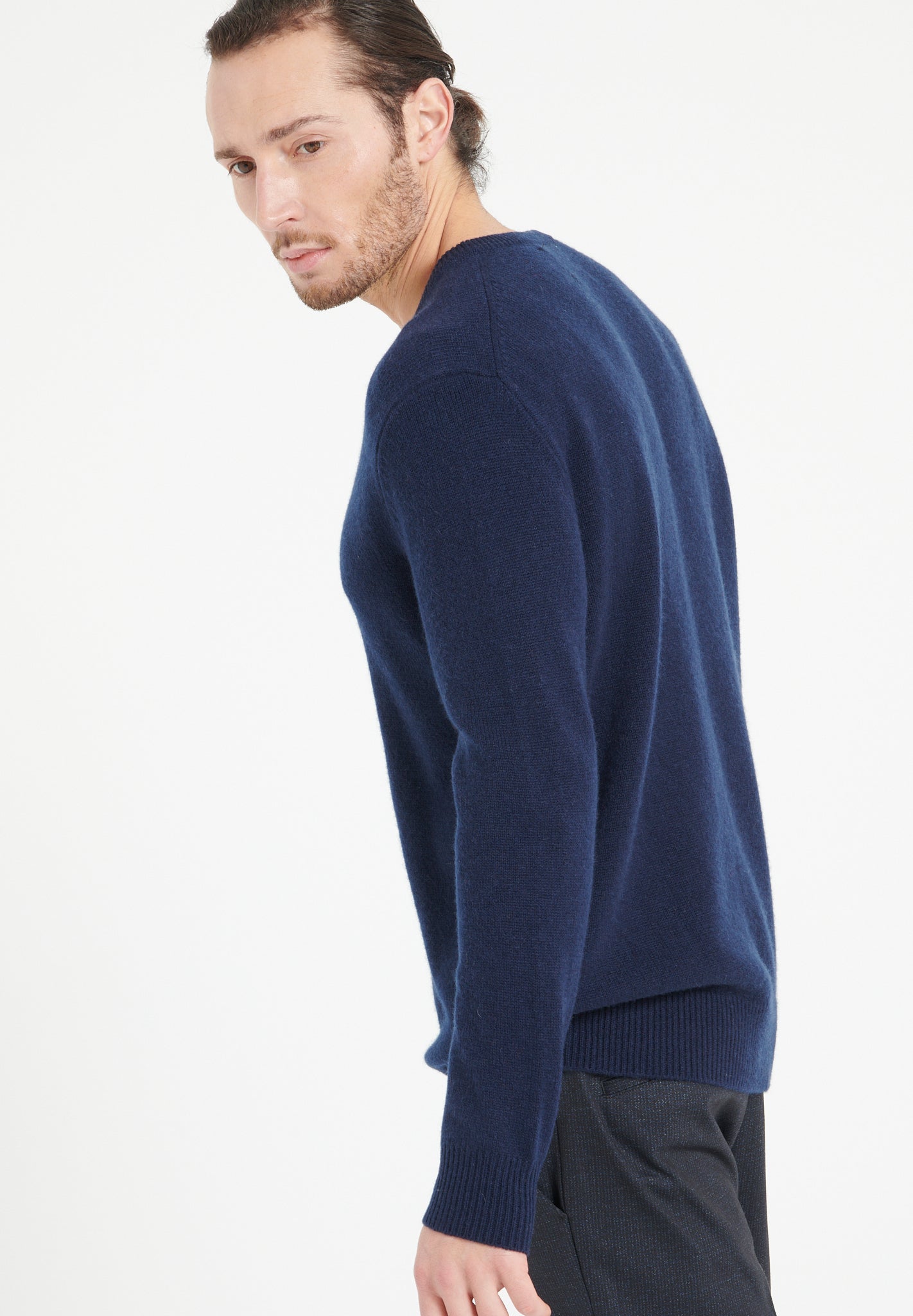 Pure Cashmere 4 ply V-Neck Sweater (Luke 13)