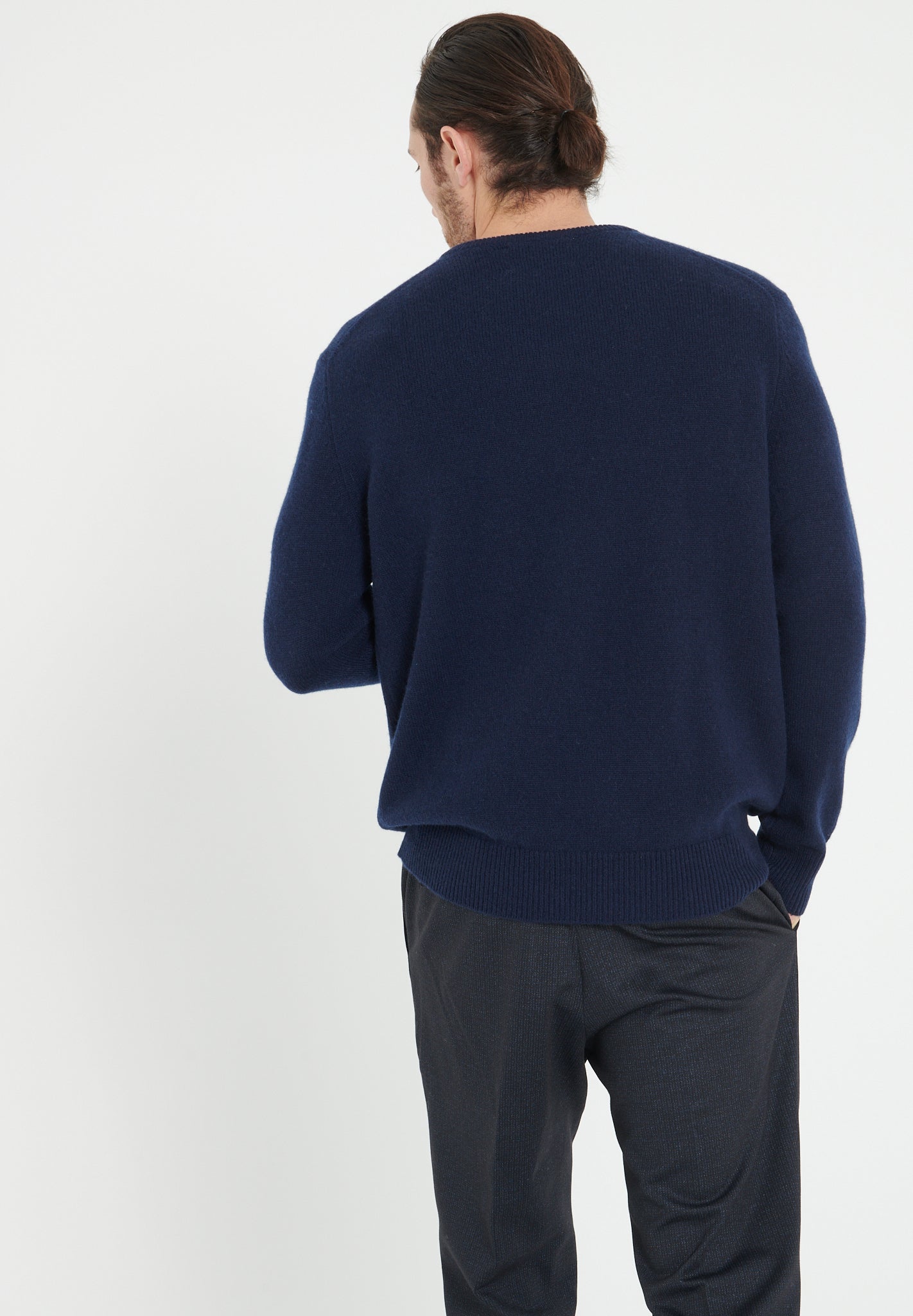 Pure Cashmere 4 ply V-Neck Sweater (Luke 13)