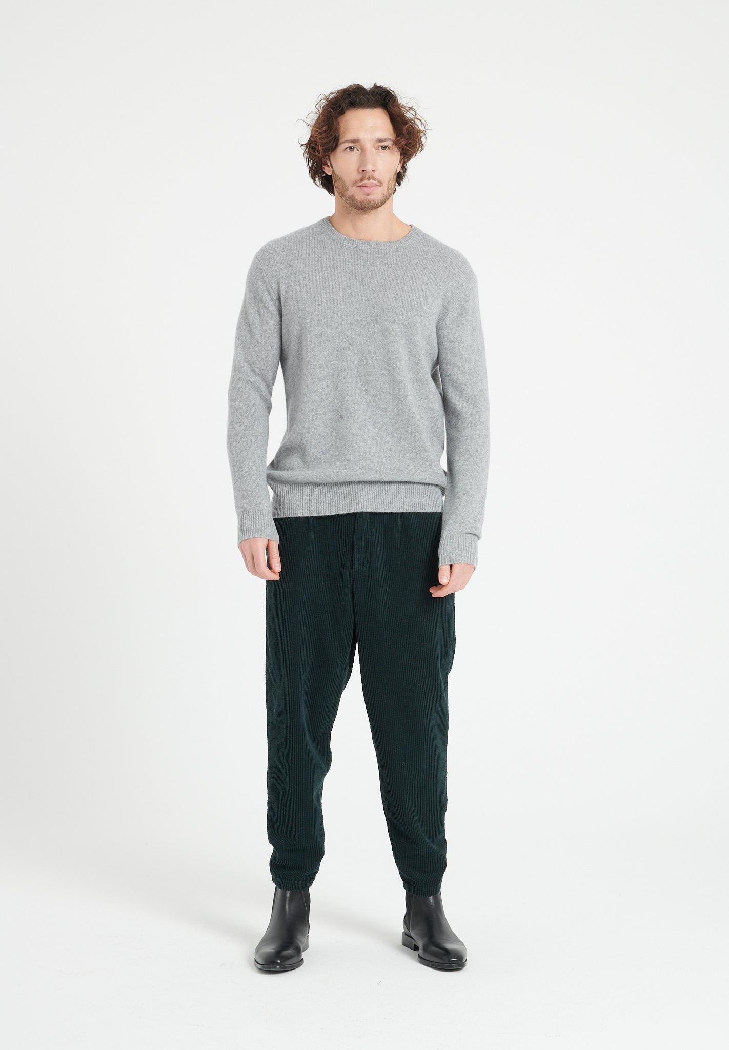 Pure Cashmere 4 ply Round Neck Sweater (Luke 14)
