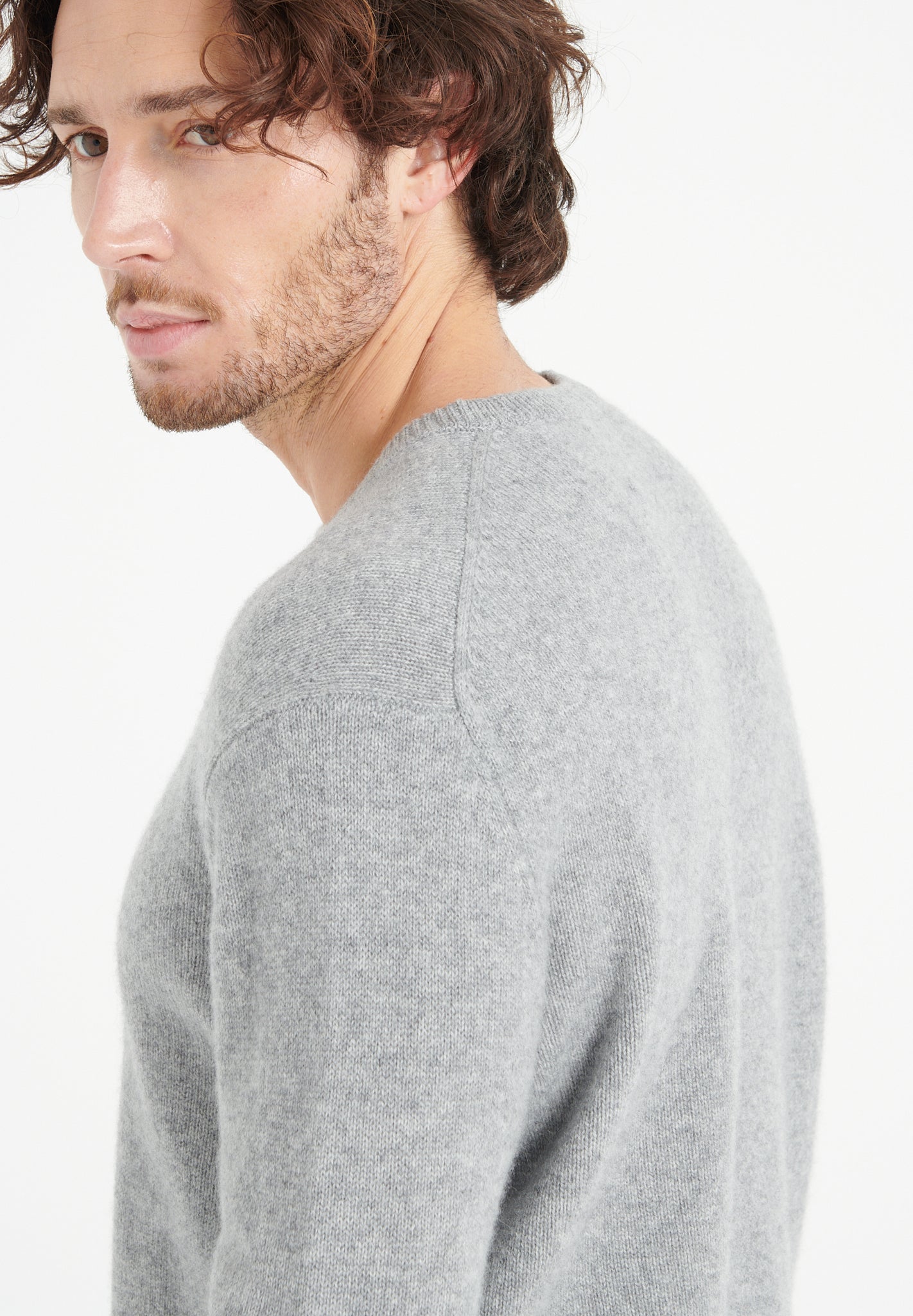 Pure Cashmere 4 ply Round Neck Sweater (Luke 14)