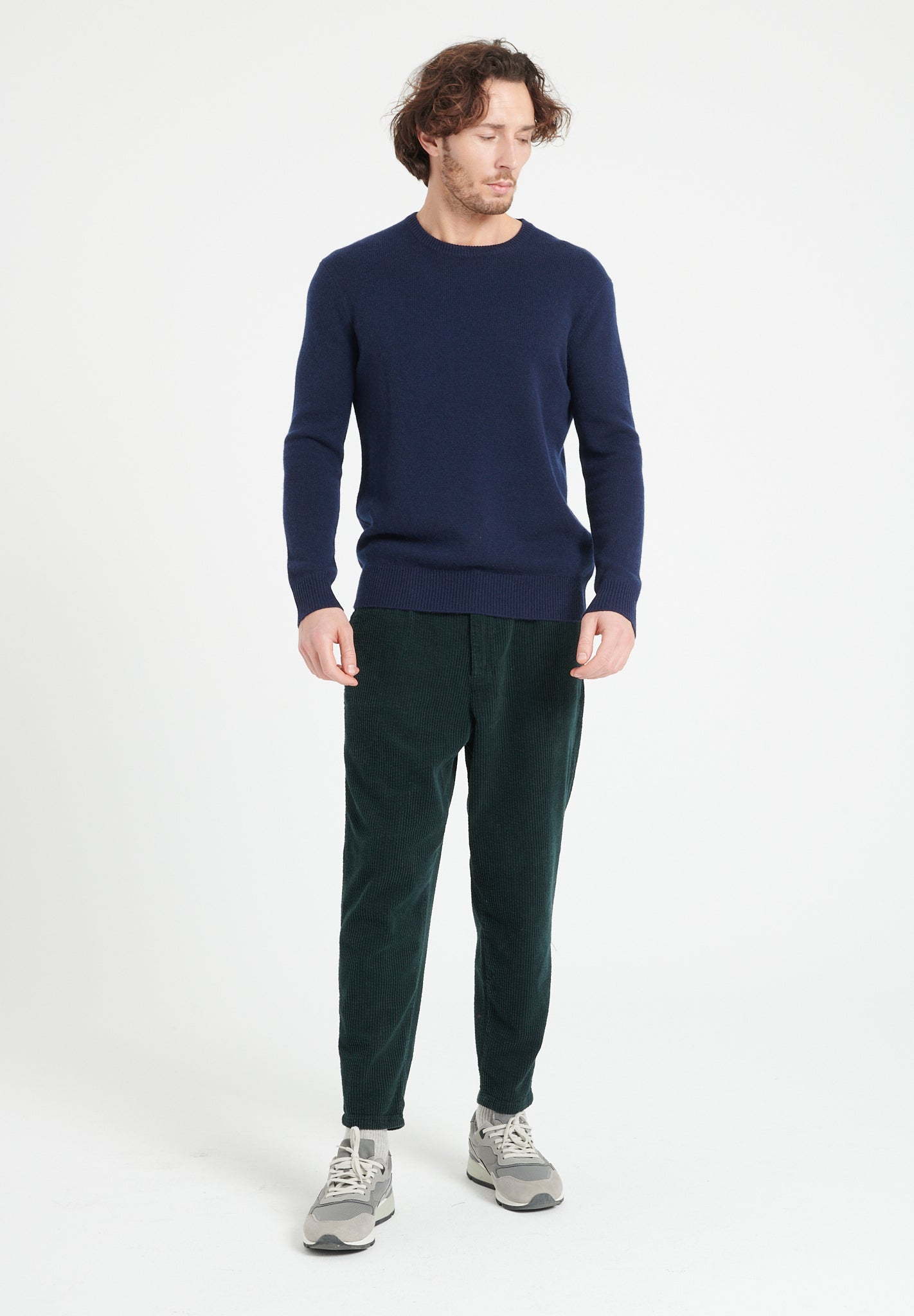 Pure Cashmere 4 ply Round Neck Sweater (Luke 14)