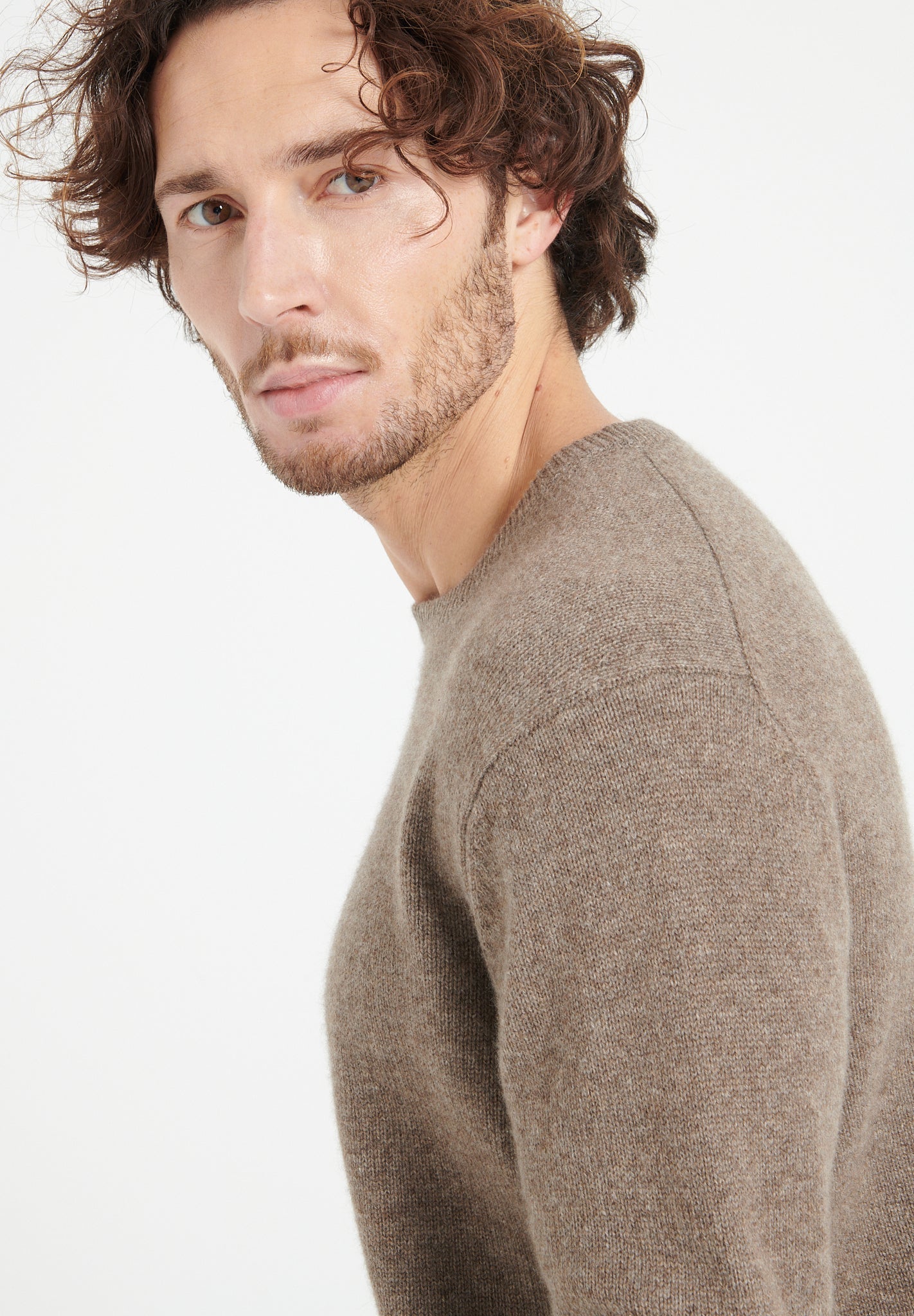 Pure Cashmere 4 ply Round Neck Sweater (Luke 14)