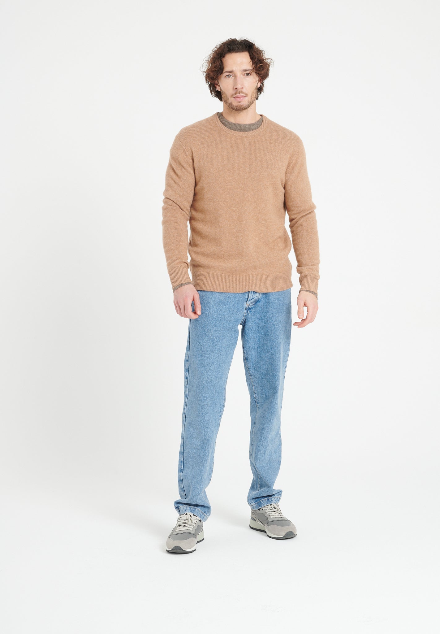 Pure Cashmere 4 ply Round Neck Sweater (Luke 14)
