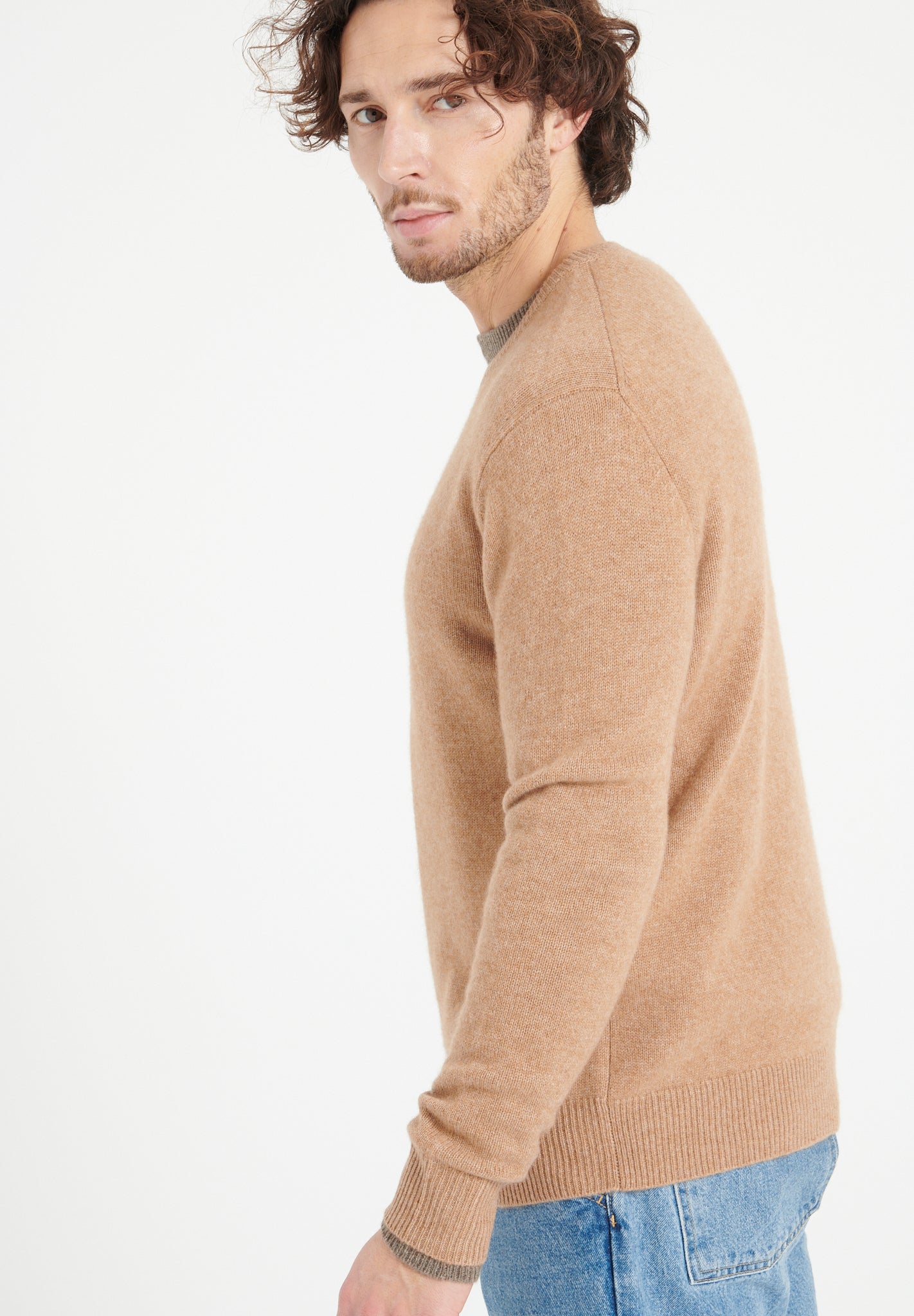 Pure Cashmere 4 ply Round Neck Sweater (Luke 14)