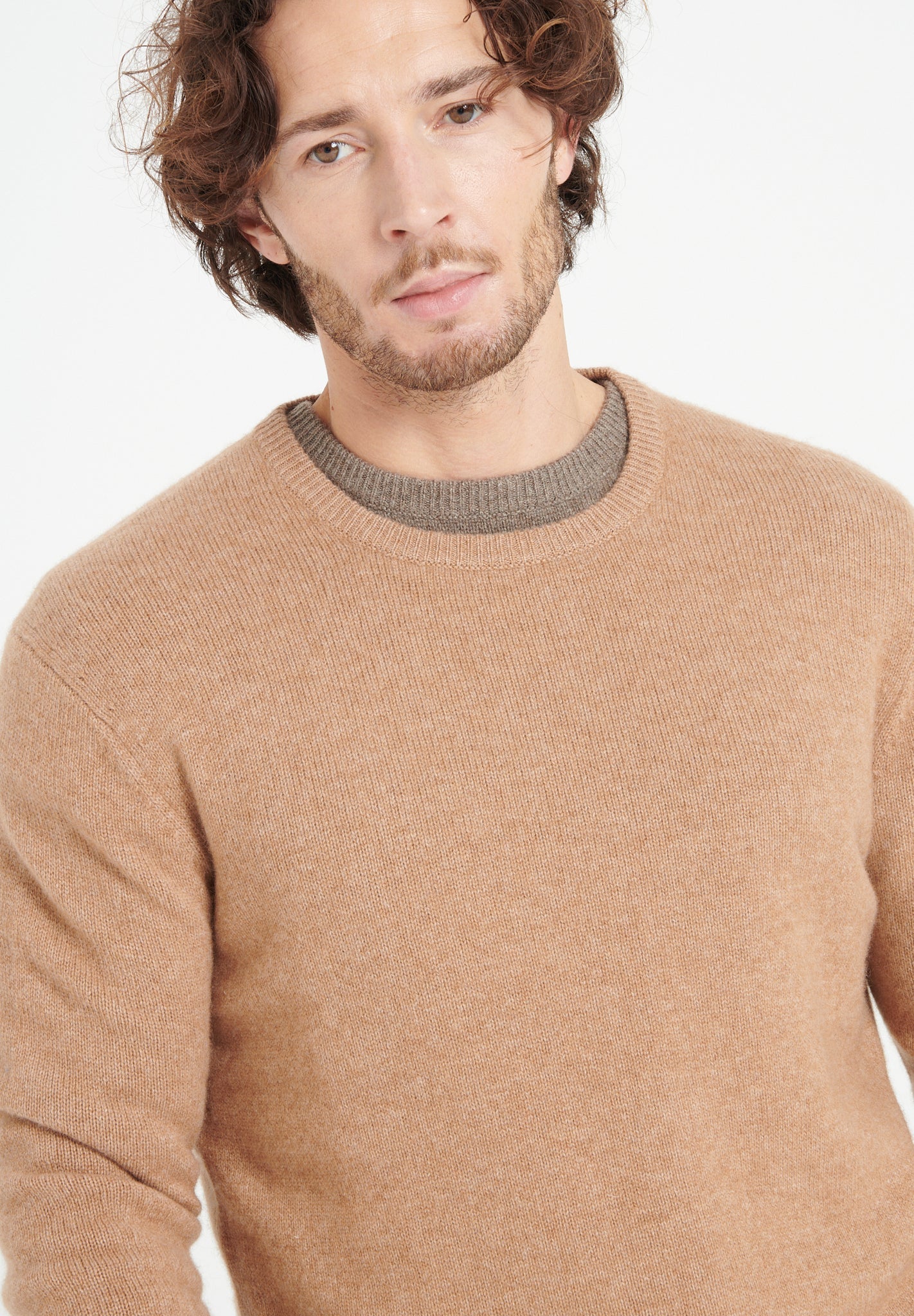 Pure Cashmere 4 ply Round Neck Sweater (Luke 14)