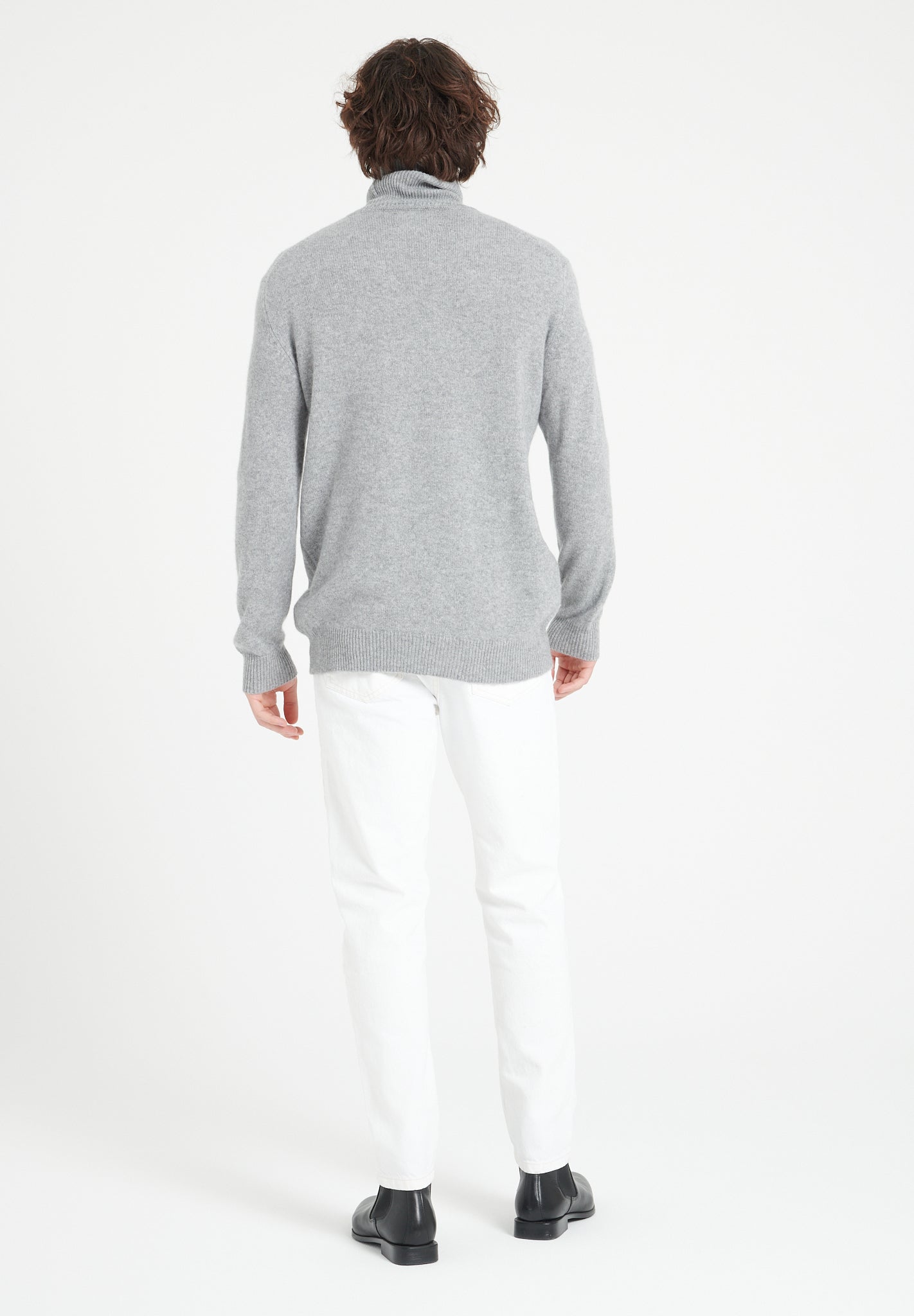 Pure Cashmere 4 ply Turtleneck Sweater (Luke 15)