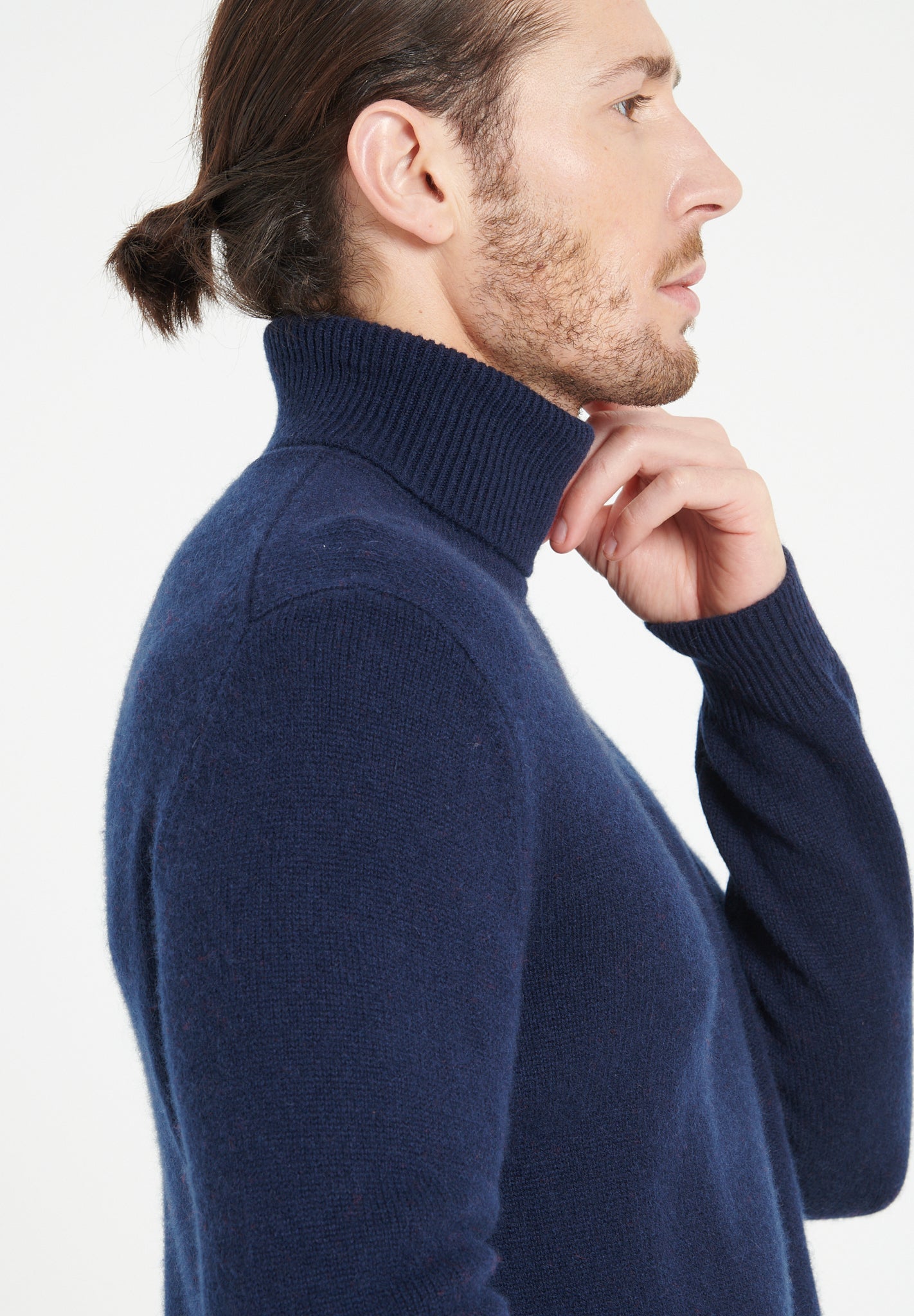 Pure Cashmere 4 ply Turtleneck Sweater (Luke 15)