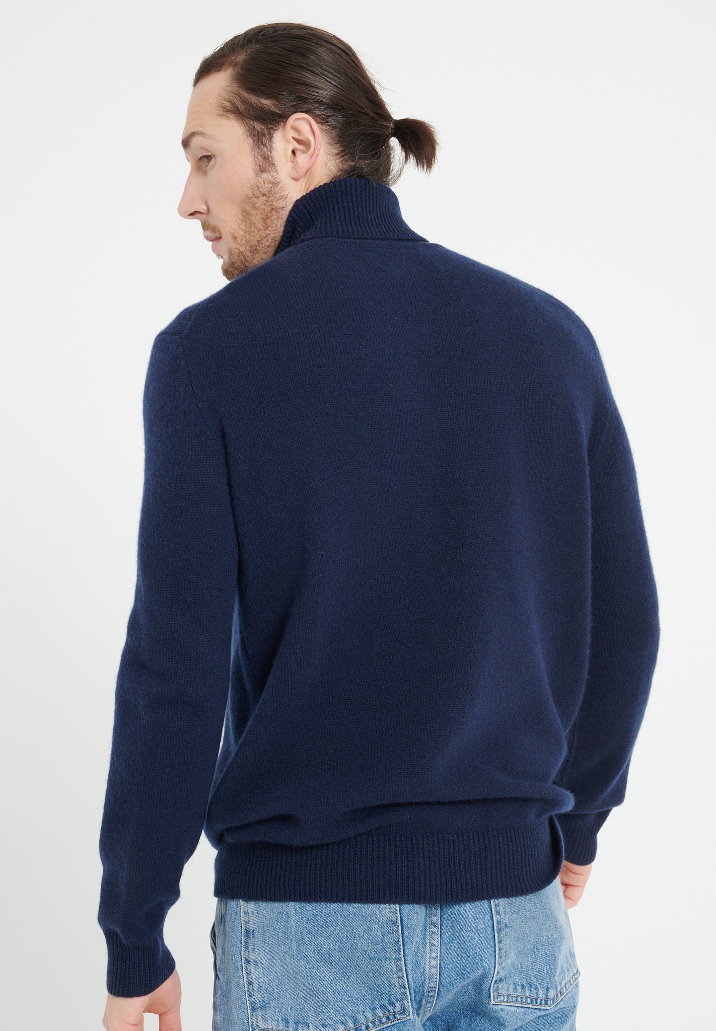 Pure Cashmere 4 ply Turtleneck Sweater (Luke 15)