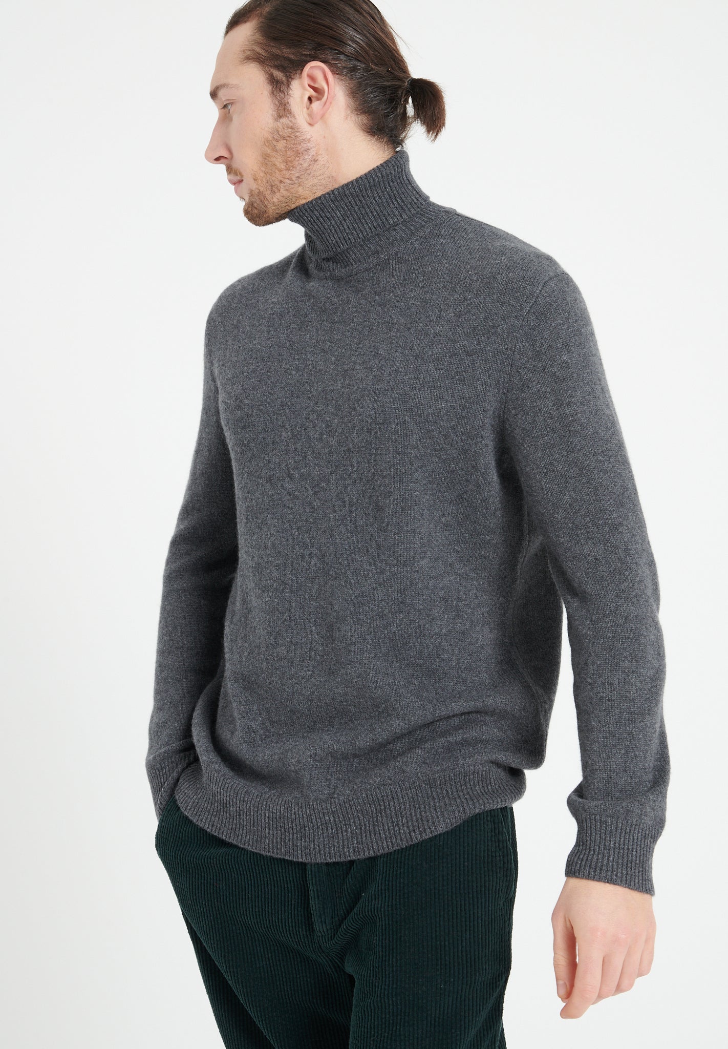 Pure Cashmere 4 ply Turtleneck Sweater (Luke 15)