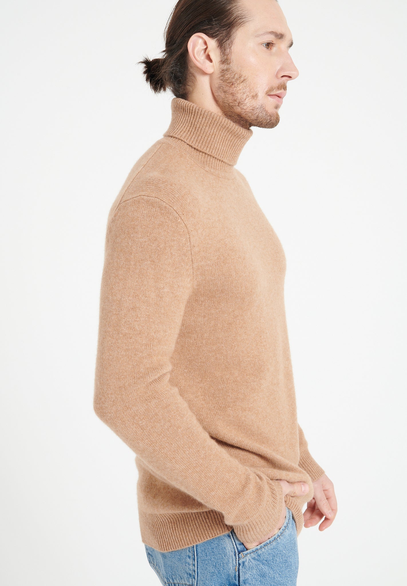 Pure Cashmere 4 ply Turtleneck Sweater (Luke 15)