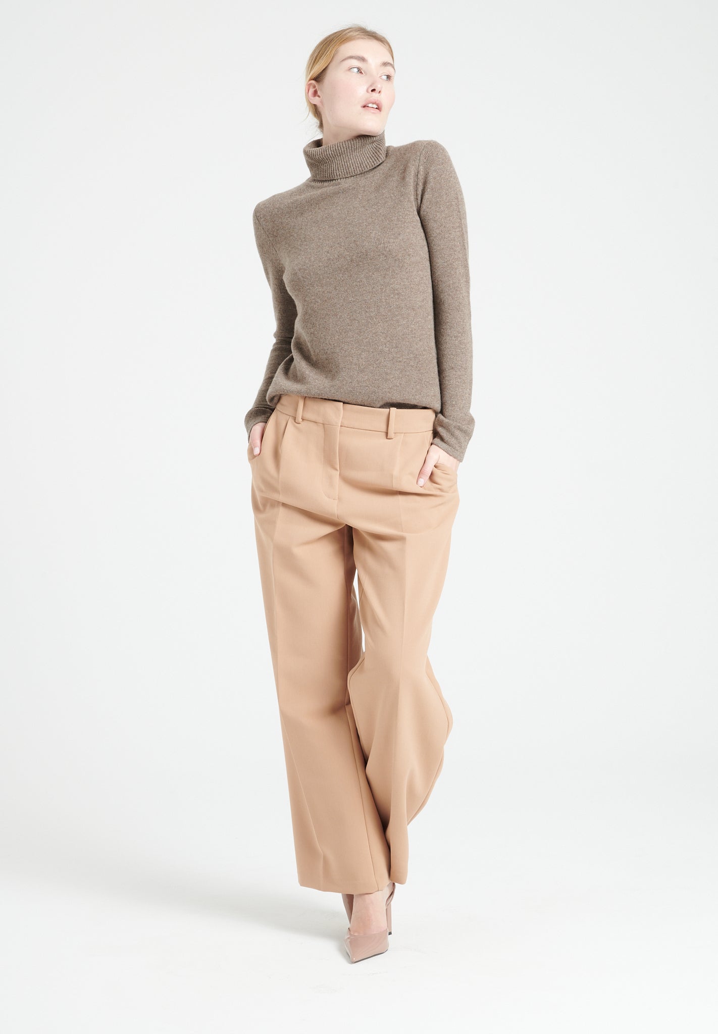 Pure Cashmere 4 Thread Turtleneck Sweater (Lilly 19)