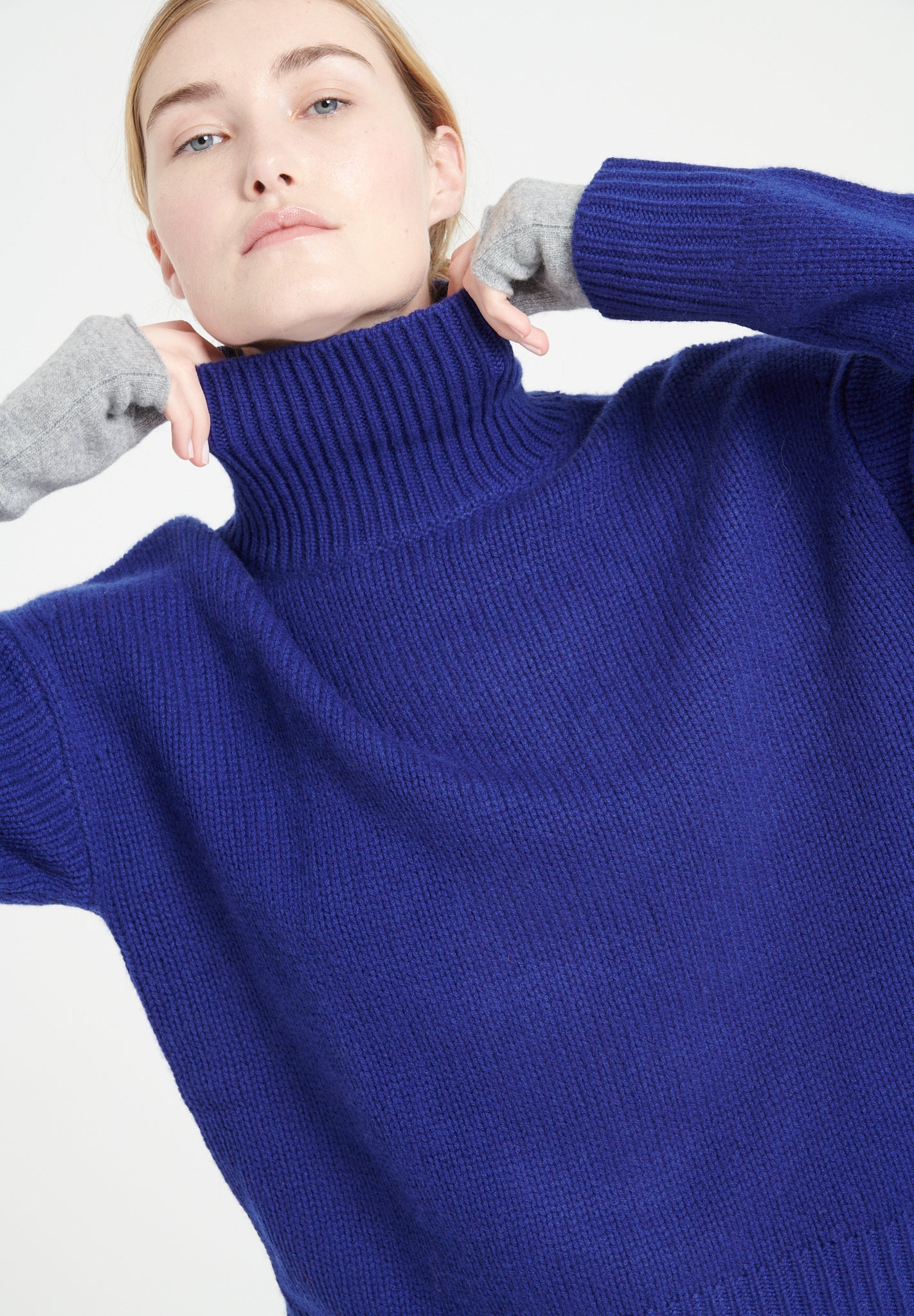 Pure Cashmere 10 ply Funnel Neck Sweater (Mia 9)