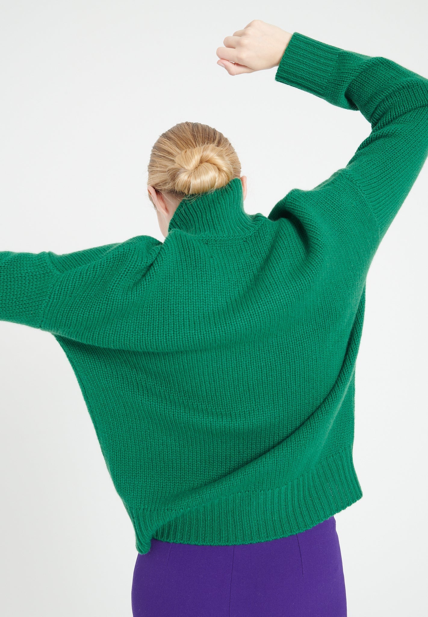 Pure Cashmere 10 ply Funnel Neck Sweater (Mia 9)