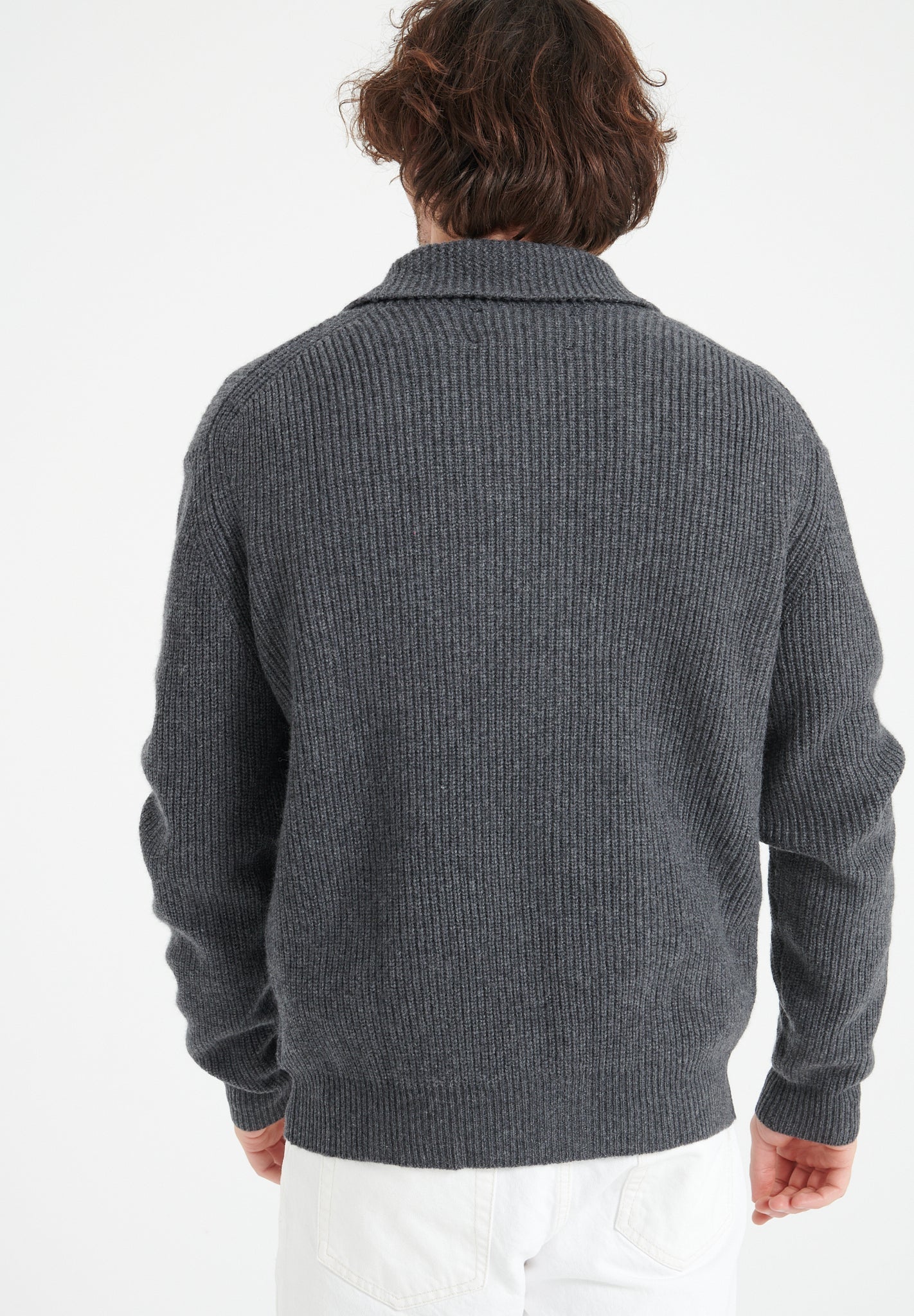 Pure Cashmere 4 ply Shawl Collar Cardigan (Zach 4)
