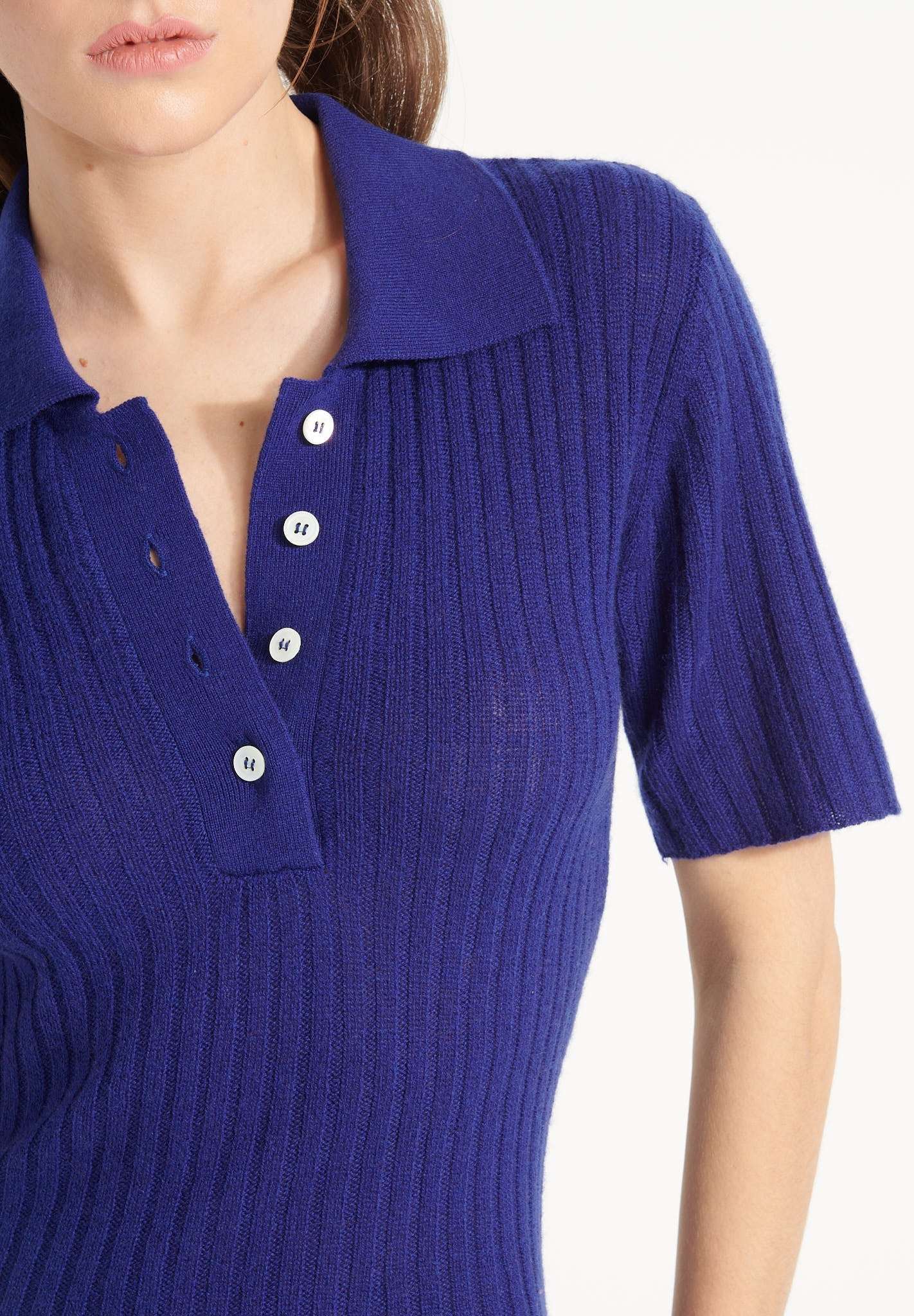 Pure Cashmere Polo Neck Dress (Ava 17)